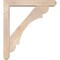 Ekena Millwork Olympic Craftsman Smooth Bracket w/ Offset Brace, Douglas Fir, 5 1/2"W x 32"D x 36"H BKT0604X32X36OLY04SDF - alternate 4